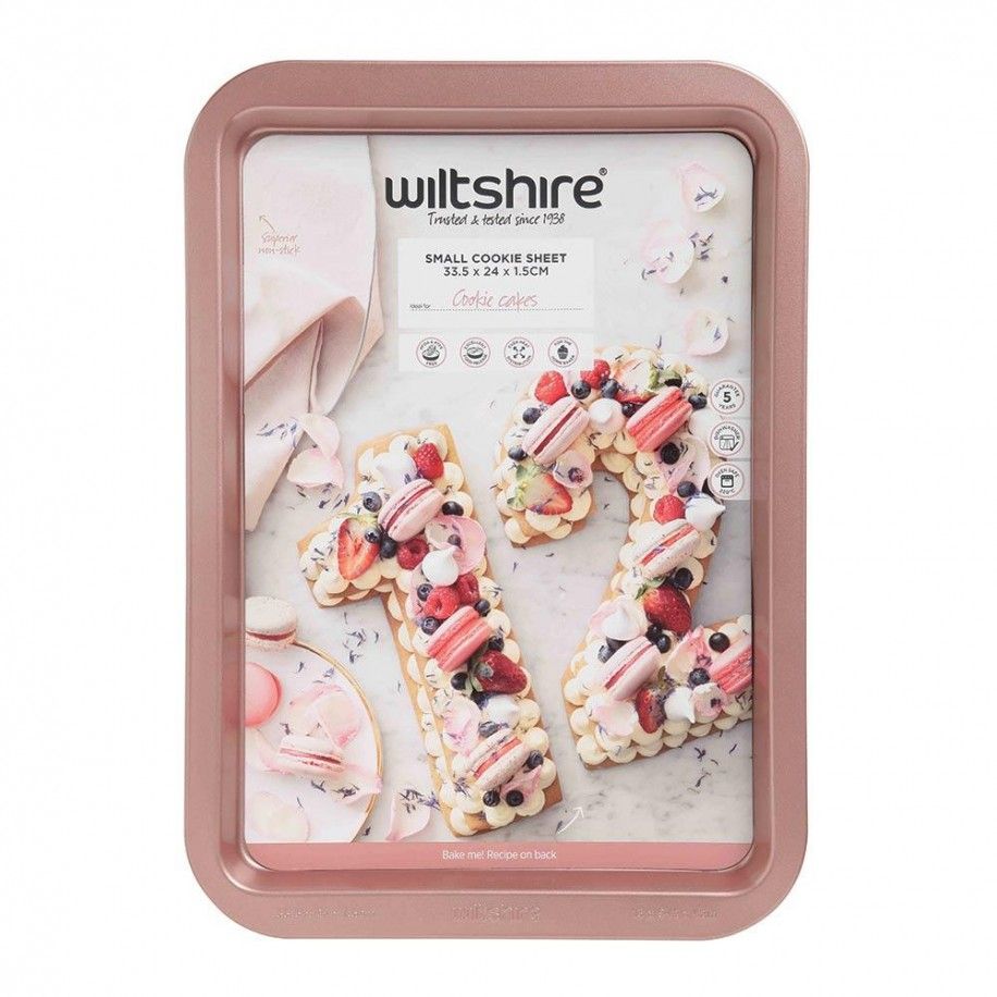 Wiltshire Rose Gold Cookie Sheet 33.5cm Wiltshire,Cooks Plus