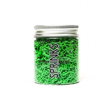 Sprinks Jimmies Green 1mm 60gm Bake Group,Cooks Plus
