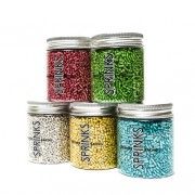 Sprinks Jimmies Mauve 1mm 60gm Bake Group,Cooks Plus