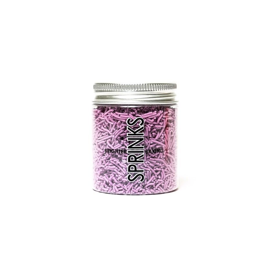 Sprinks Jimmies Mauve 1mm 60gm Bake Group,Cooks Plus