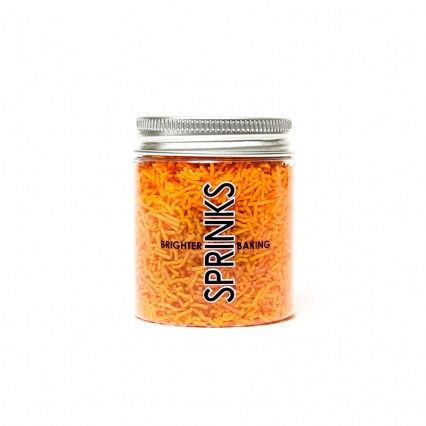 Sprinks Jimmies Orange 1mm 60gm Bake Group,Cooks Plus