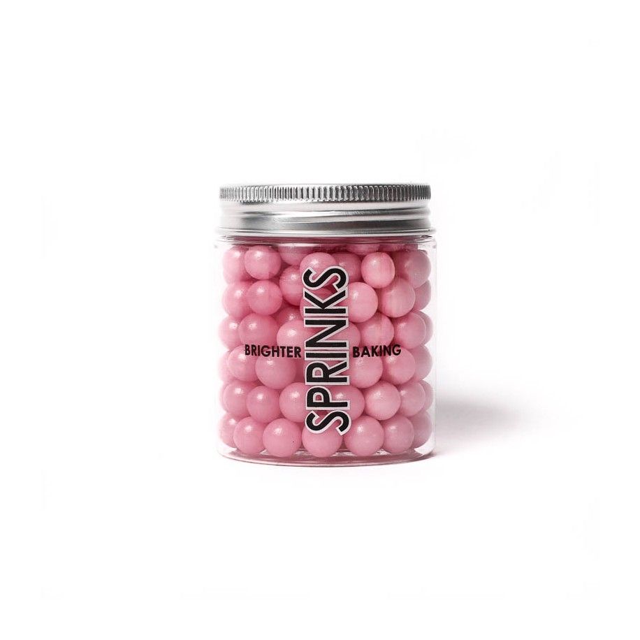 Sprinks Cachous 8mm Pearl Pink 85gm Bake Group,Cooks Plus