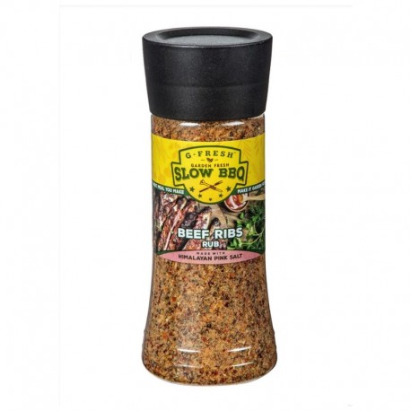 Slow BBQ Rubs Slow BBQ Beef Ribs Rub 195g G-Fresh,Cooks Plus