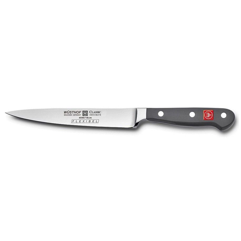 Wusthof Classic Flexible Filleting Knife 16cm Wusthof,Cooks Plus