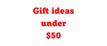 Gift ideas under $50