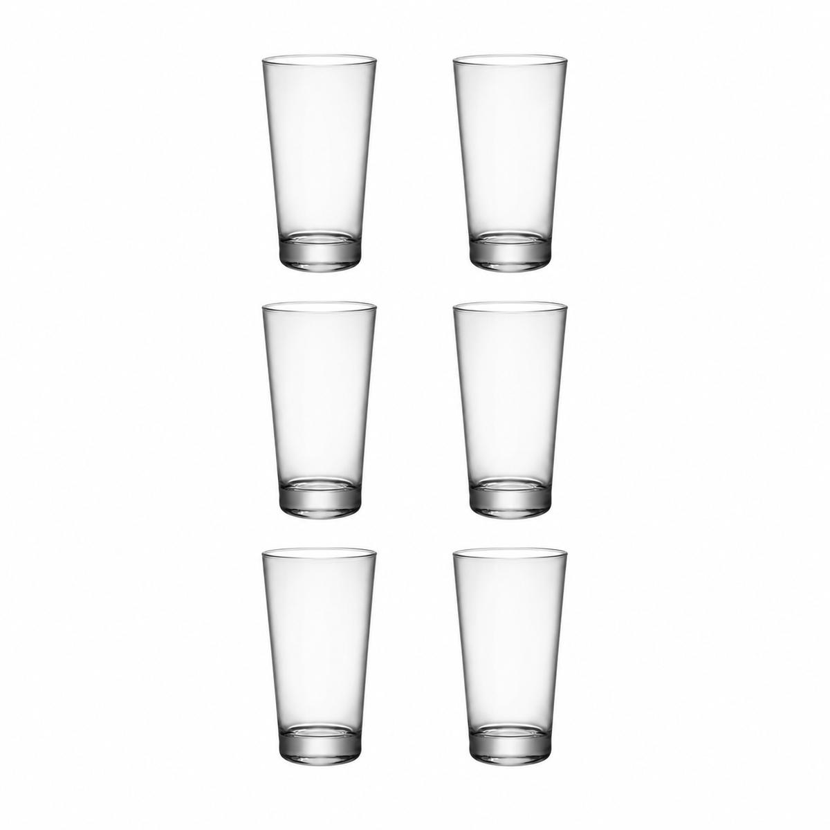 Bormioli Rocco Sestriere Long Drink Hi Ball Glass 378ml - 6 PACK