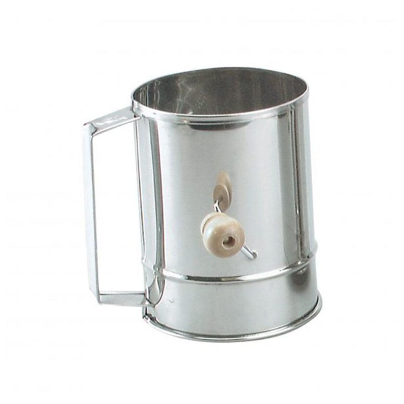 Chef Inox 5-Cup Flour Sifter (Rotary)