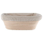 Brunswick Bakers 25cm Oval banneton/proofing basket with  lining