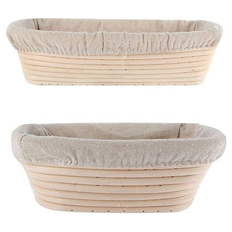 Brunswick Bakers 25cm Oval banneton/proofing basket with  lining
