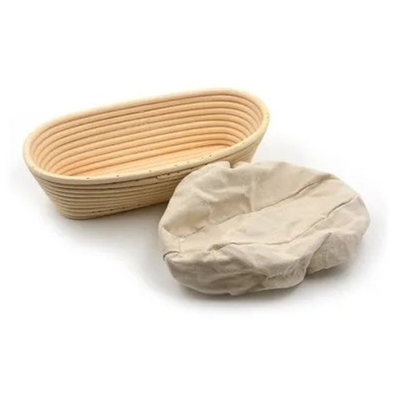 Brunswick Bakers 25cm Oval banneton/proofing basket with  lining