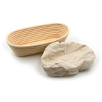 Brunswick Bakers 35cm Oval banneton/proofing basket with  lining