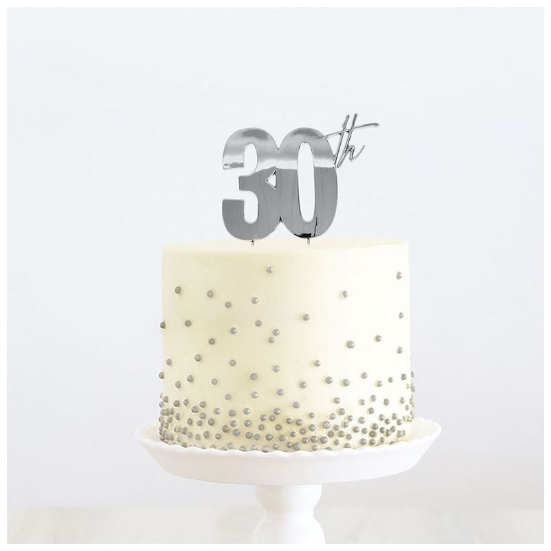 silver-metal-cake-topper-30th