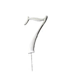 C&C Cake Topper Silver - Number 7 - 7cm