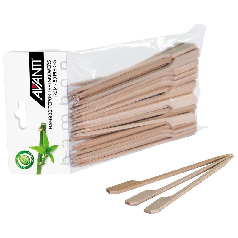 Avanti Bamboo Tepokushi Skewers 12cm 50pk