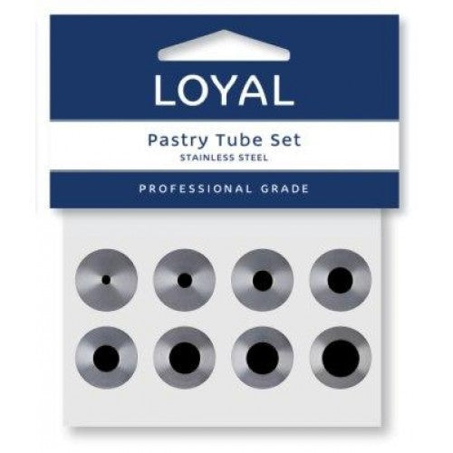 loyal-piping-tip-tube-plain-8pc-stainless-steel