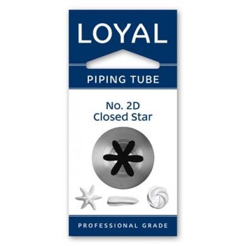 Loyal Piping Tip/Tube No.2D Closed Star