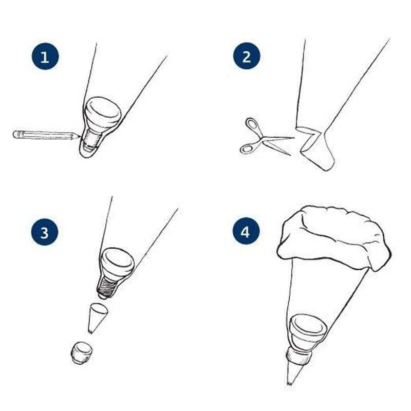 Loyal Piping Tip/Tube Coupler Standard 2pc
