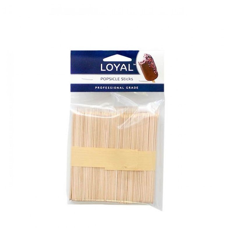 Loyal Wooden Popsicle Sticks x 100