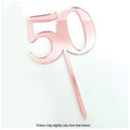 Cake Craft Rose Gold Mirror Acrylic 50