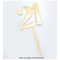 Cake Craft Gold Mirror Acrylic 21