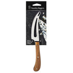 Pistol Grip Acacia Slotted Soft Cheese Knife