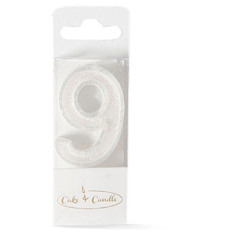 mini-glitter-candle-white-number-9