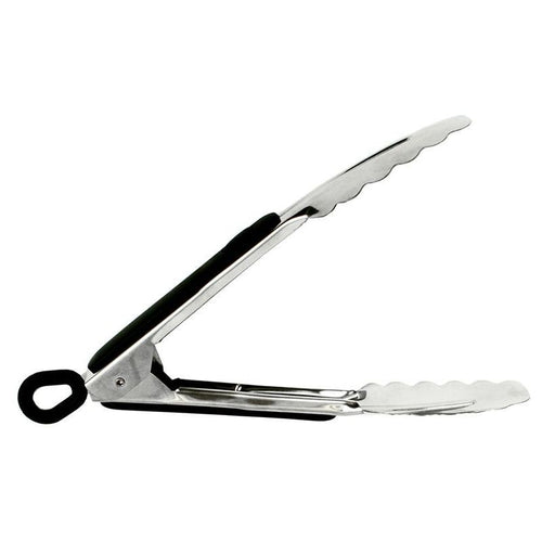 appetito-heavy-duty-stainless-steel-tongs-with-rubber-grip-20cm