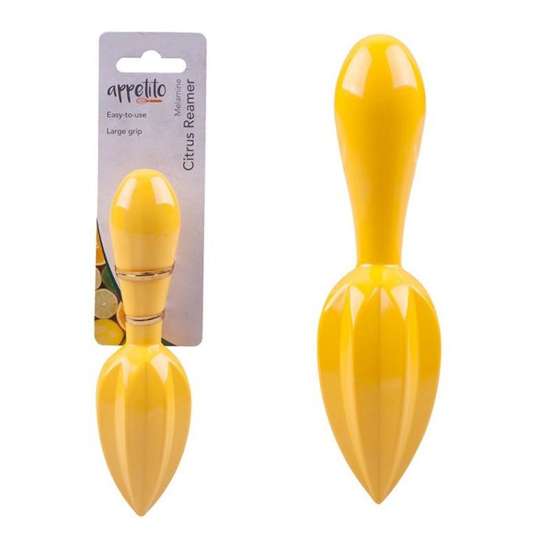 appetito-melamine-citrus-reamer-yellow