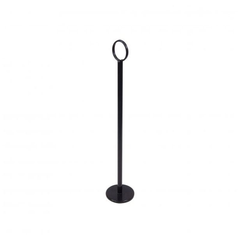 Chef Inox Table Number Stand Black- 300mm