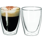 Avanti Double Wall Caffe Glasses 250ml 2pc