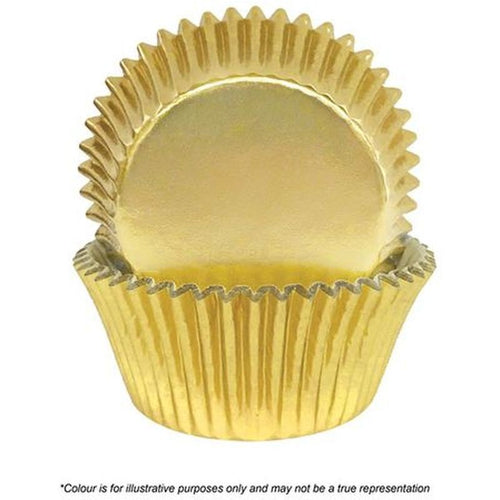 Cake Craft 700 Foil Baking Cups - Gold - Pack of 72