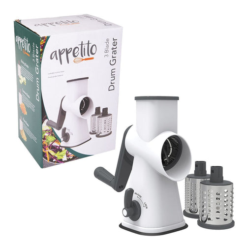 appetito-3-blade-drum-rotary-grater