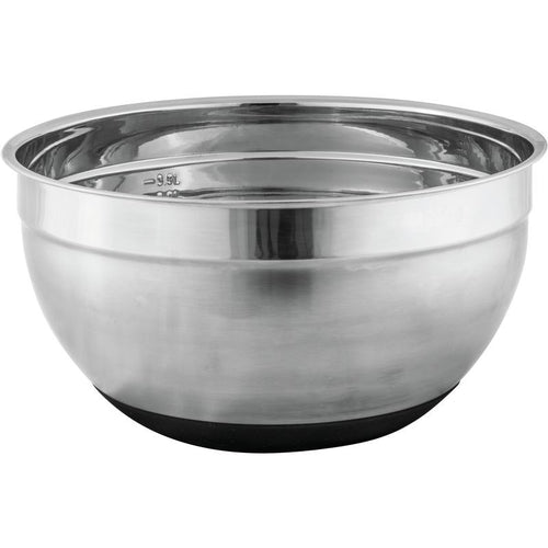 Avanti Anti-Slip Mixing Bowl - 26cm - Stainless Steel / Silicone