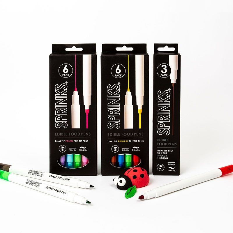 sprinks-edible-food-pen-set-primary-pack-pack-of-6