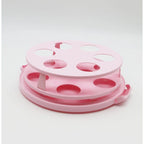sharp-living-cake-box-double-muffin-carrier-round-pink