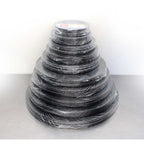 mondo-cake-board-masonite-round-black-9inch