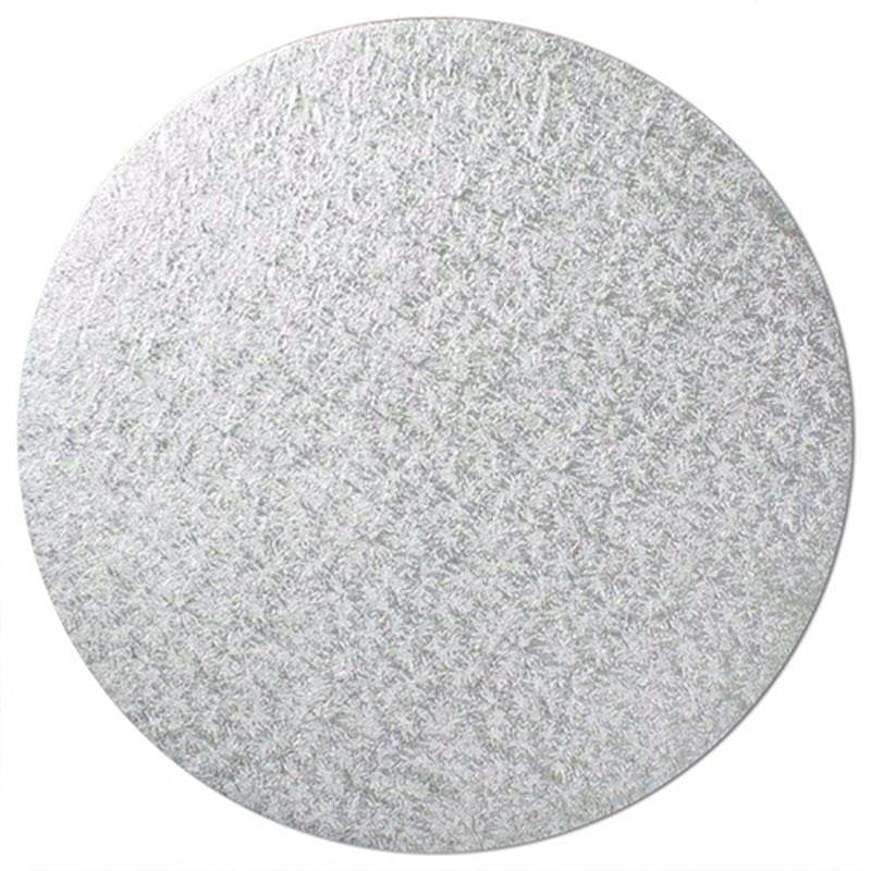 Mondo Cake Board Masonite - Round - Silver - 15inch