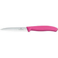 Victorinox Swiss Classic Paring Knife - 10cm - Wavy Edge - Pink