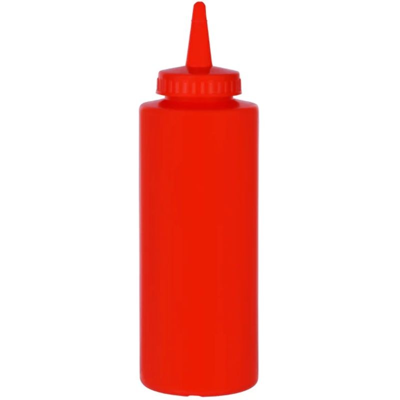 Chef Inox Squeeze Bottle 340ml Red