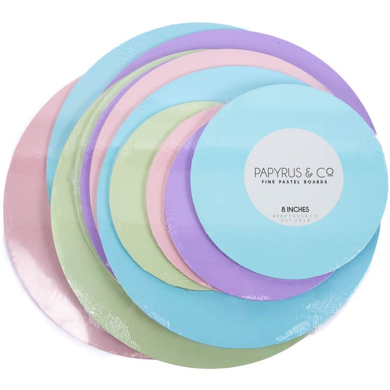 pastel-pink-10inch-round-masonite-cake-board