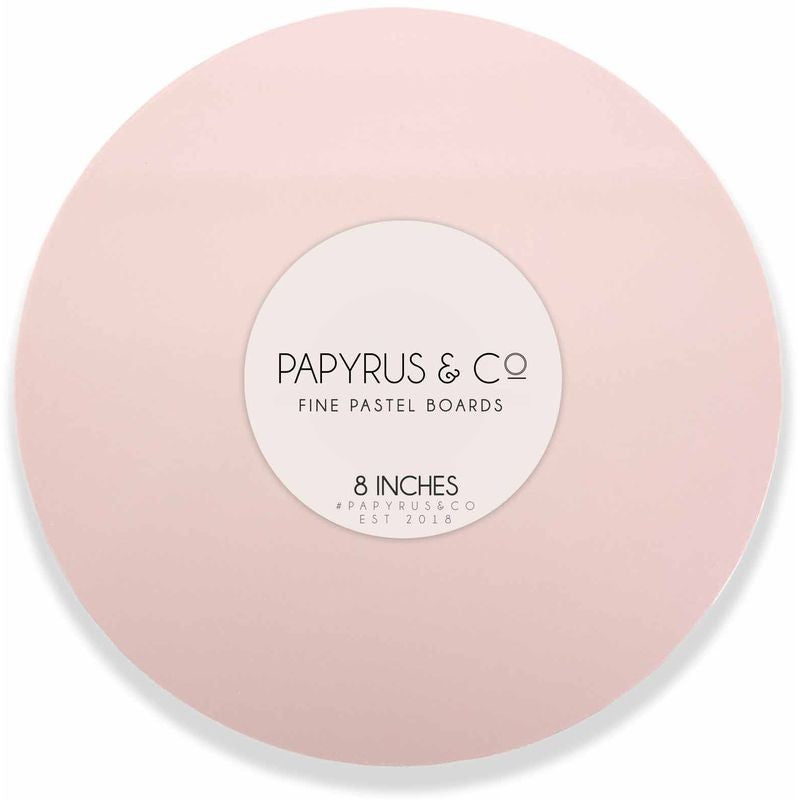 Pastel Pink 8inch Round Masonite Cake Board
