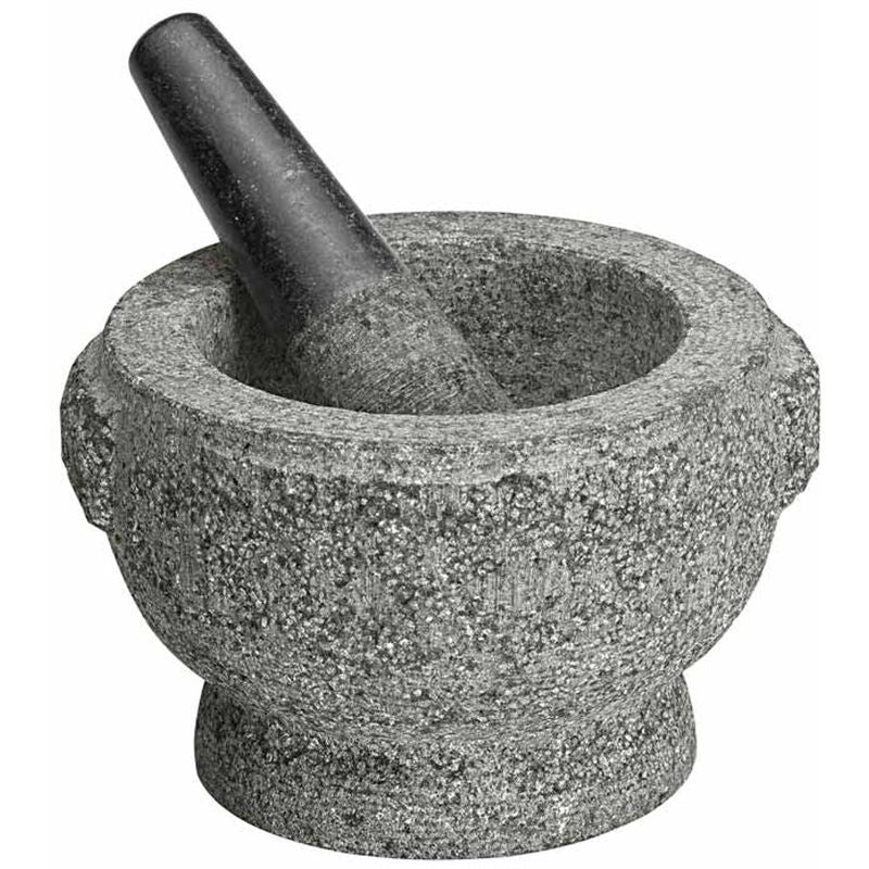 Avanti Rough Granite Mortar And Pestle - 20cm