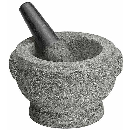 Avanti Rough Granite Mortar And Pestle - 20cm