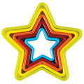 Avanti Star Cookie Cutters 5 Piece Set - Multi Coloured