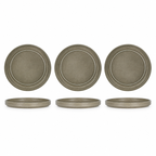 Tablekraft Urban Loft Frost Grey Round Plate 180mm - 6 PACK