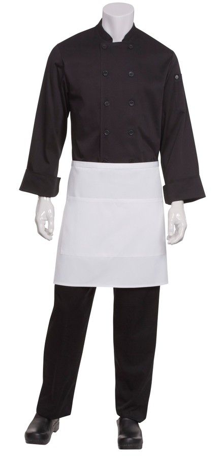 Chef Works 1/2 Bistro Apron F28