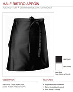 Chef Works 1/2 Bistro Apron F28