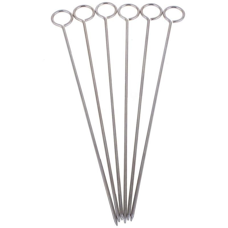 appetito-chrome-skewers-25cm-6-pack