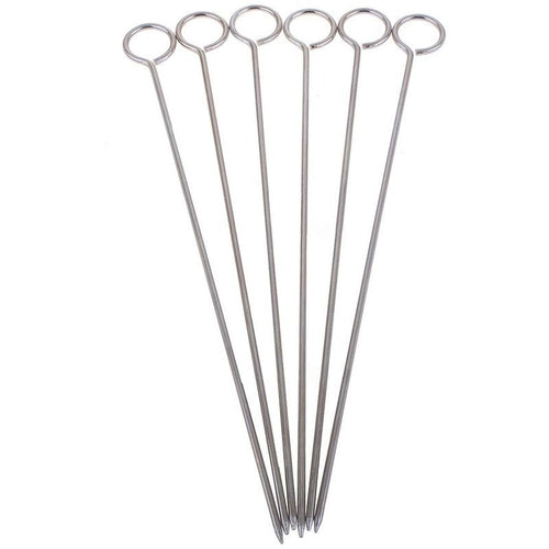 appetito-chrome-skewers-25cm-6-pack