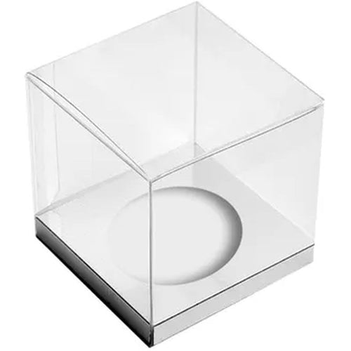 Cake Craft Cupcake Display Box 1 Hole Clear Plastic